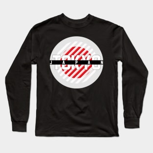 Tokyo Japan Flag Long Sleeve T-Shirt